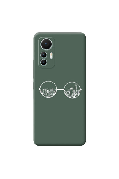 Other Xiaomi Mi 12 Lite Sunglasses Dark Green Colored Silicone TPU Θήκη