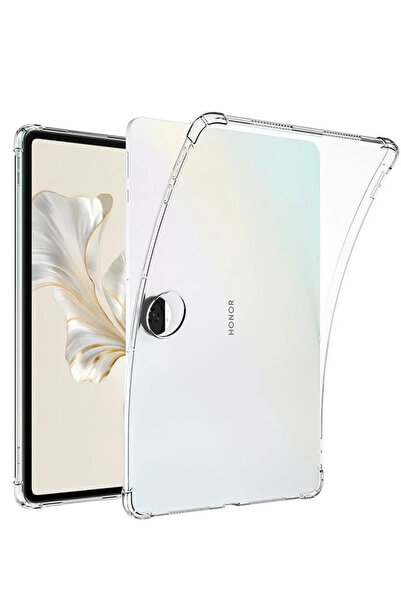 eco port Huawei Honor Pad 9 Kılıf Anti Shock Tablet Silikon - Şeffaf