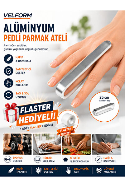 Velform Finger Stabilizer Splint - Protective Finger Splint Compatible with A...