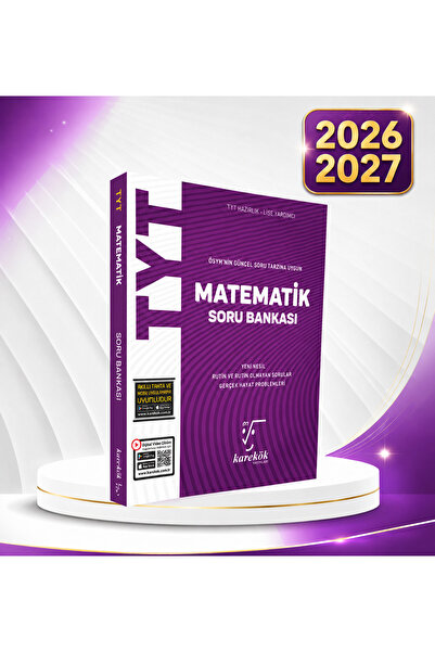 Karekök Yayınları 2026 2027 Tyt Matematik Soru Bankası Yeni Bas