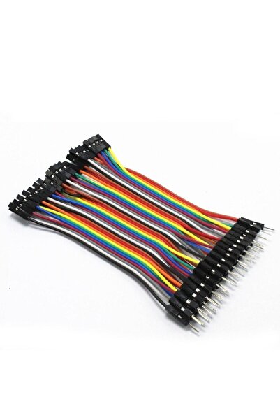 Generic 40 τεμ. Male-to-Female Dupont Jumper Wires 10 cm για Arduino