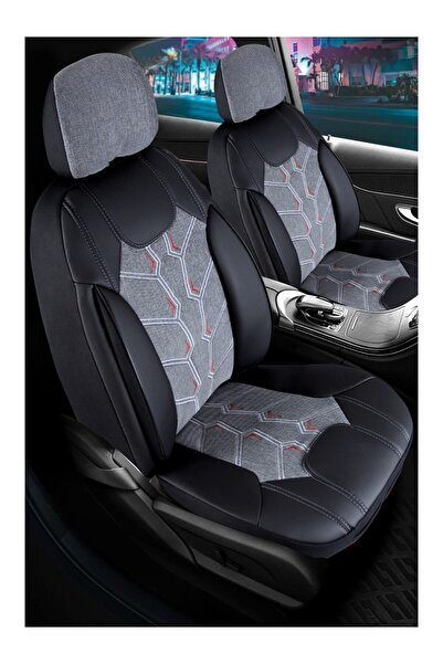barototuning غطاء مقعد السيارة الفاخر من الكتان من سان يونغ أكتيون، طقم من 5 ...