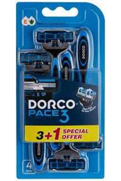 Dorco Pace3 Plus Men Disposable Razor 3+1