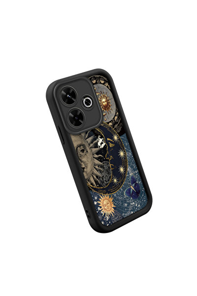 PATTERNOVA Redmi 13/13X Uyumlu Yüksek Kalite Gökyüzü Gezegeni Kılıf, Uzun Sür...