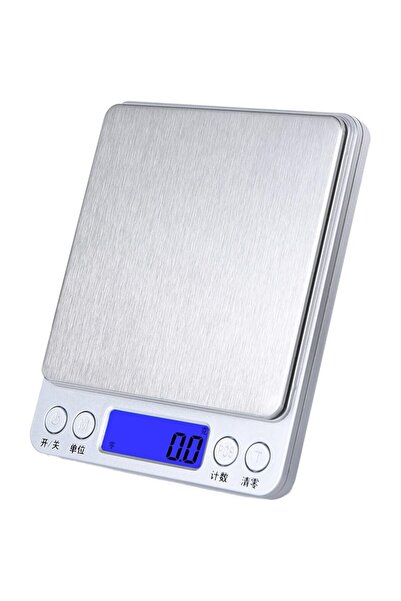 Rao Mini Electronic Scale, RAO, for Food/Jewelry, Max 3 Kg, 2 X Aa, 12.7 X 10...