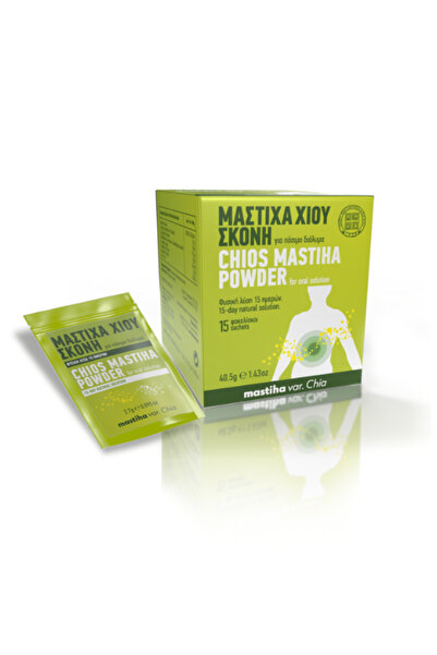 Pharmaq Mastiha Var. Chia Chios Mastiha Powder Μαστίχα Χίου Σκόνη, 15x40.5g