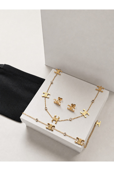 Glamour Galore Earring, Necklace and Bracelet Set with Accessories