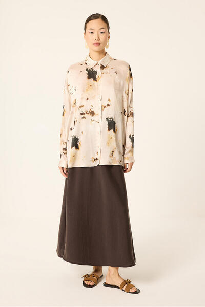 Touché Privé PATTERNED SATIN SHIRT