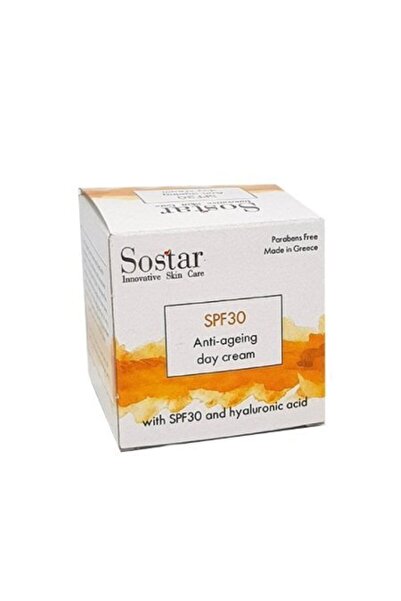 SOSTAR Focus Antiageing Face Cream Hyaluronic Acid SPF30 Αντιγηραντική Κρέμα ...