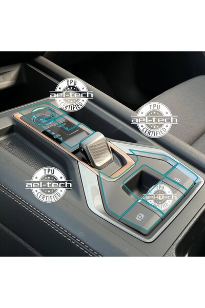 Oroel Cupra Formentor, Leon Compatible Gear Shift Surround Piano Black Tpu Pr...
