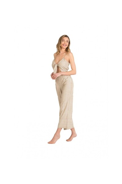 NBB LINGERIE Γυναικεία Καλοκαιρινή Πιτζάμα Μπεζ 67191, Μέγεθος L
