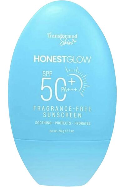 Transformed Skin Honestglow Fragrance-Free Sunscreen Spf 50Pa+++ for Sensitiv...