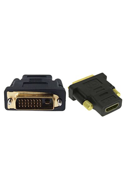 POWERTECH αντάπτορας HDMI θηλυκό σε DVI 24+1 αρσενικό ADA-H003, μαύρος