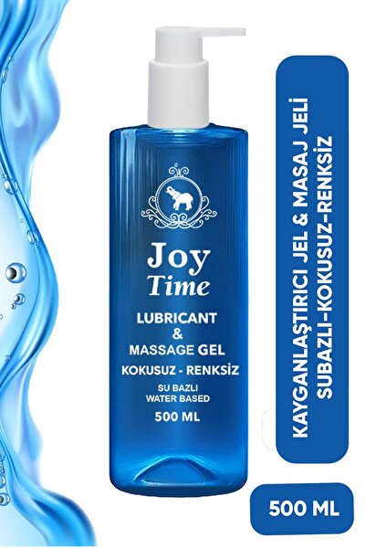 joy time Kayganlaştırıcı Jel Masaj Jeli Su Bazlı 500ml Kokusuz Renksiz