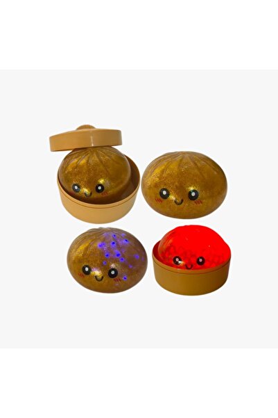 OEM Jucărie antistres squishy dumpling cu lumini 8 cm, în cutie mica, surpriz...