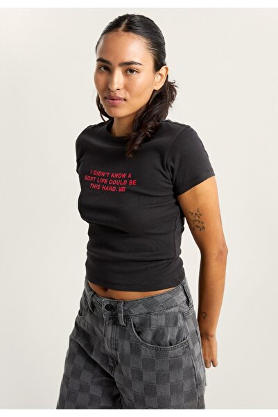 cto your style Women's Slim Fit Text Printed Crop T-Shirt Slim Fit Short Sleeve