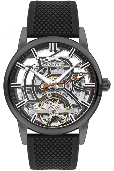 Slazenger Ceas bărbătesc SL.09.2267.1.05, negru, schelet fashion