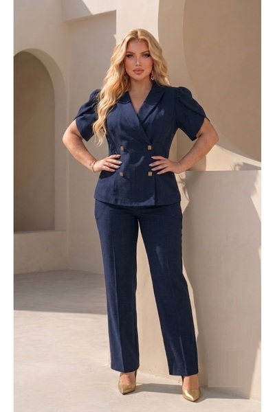 Butik Nilyam Rochie de seară din țesătură creponată, cu guler dublu, cu mânec...