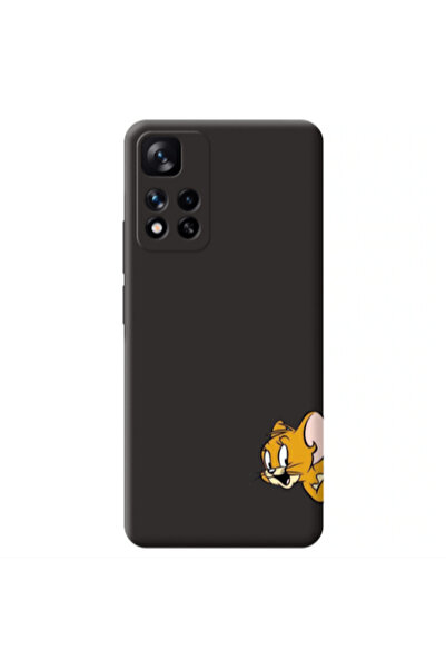 Other Xiaomi Redmi Note 11 Pro 5G Jerry 2 Black Colored Silicone TPU Θήκη
