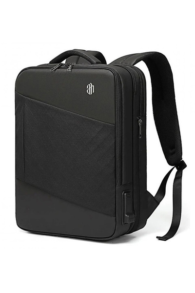 Arctic Hunter τσάντα πλάτης B00345 με θήκη laptop 15.6", USB, 19-32L, μαύρη