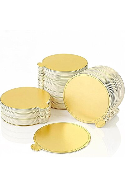 OKA Durable 10" Round Paper Mini Cake Boards - 20 Pack |   Food Safe Cake Boa...