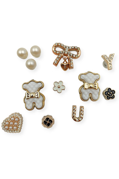 Twist Διακοσμητικά Pins για Clogs Σετ 02 Bear