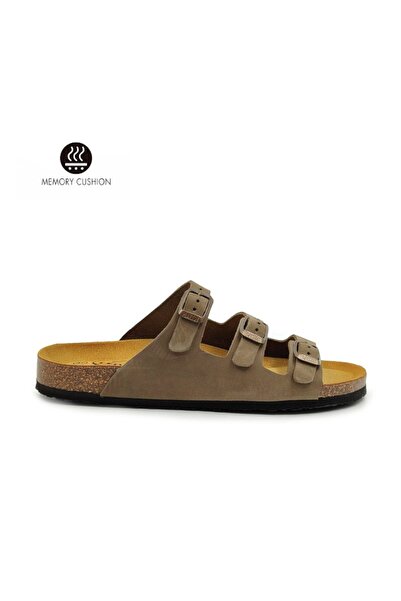PLAKTON 186456 Nobuck Kaki