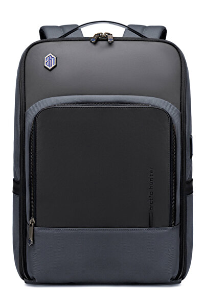 Arctic Hunter τσάντα πλάτης B00403 με θήκη laptop 15.6", USB, 19L, γκρι