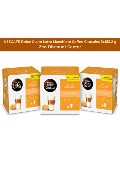 NESCAFÉ Capsule de cafea NESCAFE Dolce Gusto Latte Macchiato 3x183.2 g