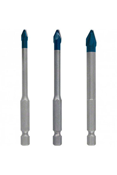 Bosch Professional Комплект от 3 свредла Bosch HEX-9 EXPERT за керамични плоч...