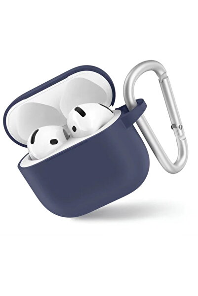 BLUEO Case for AirPods 1 - Liquid Silicone - Navy Blue