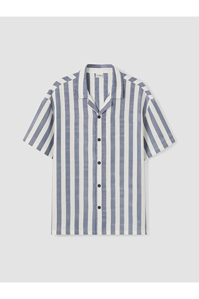 LC Waikiki Rmz Gi̇yi̇m Farkiyla Striped Boys' Shirt