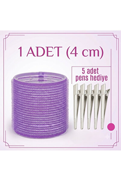 irtihal 1 adet plastik cırtlı bigudi 5 adet pens hediyeli