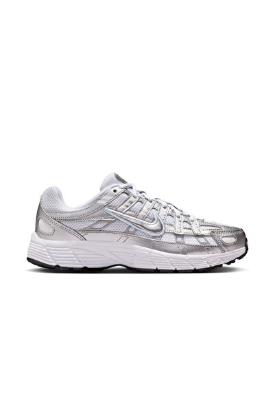 Nike P-6000 Retro Koşu Stili Günlük Spor Ayakkabı Beyaz / Metalik Gümüş