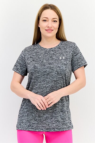 Under Armour Women Loose Fit Short Sleeves Training T-Shirt, Grey