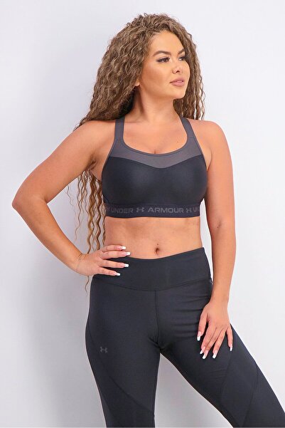Under Armour Women High Padded Crossback Sports Bra, Black