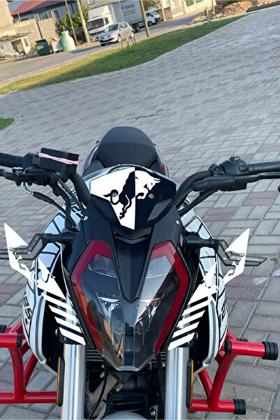FOLGRAP Benelli 125s Boğa Kafa Stick ve Şerit Sticker Kaplama