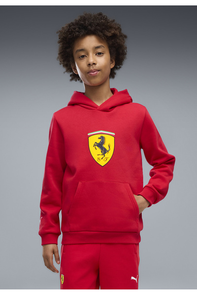Puma Scuderia Ferrari Coloured Shield Fleece-Hoodie