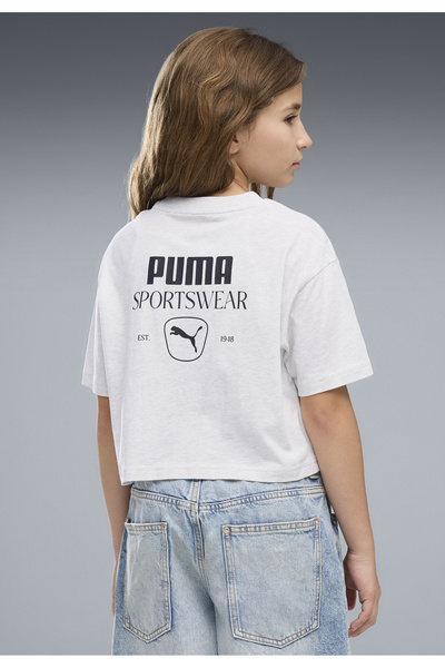 Puma Ležérní zkrácené tričko s grafickým potiskem