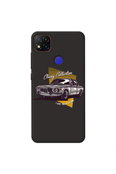 Other Xiaomi Redmi 9c Classy Collection Black Colored Silicone TPU Θήκη