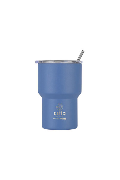 ESTIA HOME ART ECOCASA Θερμός Κούπα Λάιτ 400ml Σώστε την Αίγαο Μπλε Ντένιμ Εσ...
