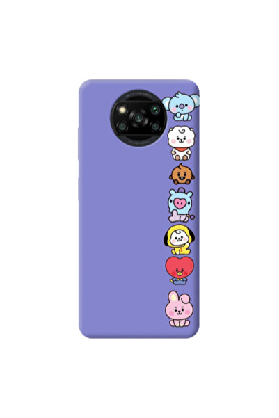 Other Xiaomi Poco X3 /X3 Pro Lovely animals Purple Colored Silicone TPU Θήκη