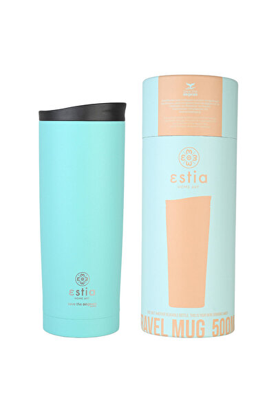 ESTIA HOME ART ECOCASA Θερμός 500ml Κούπα Ταξιδιού Σώστε την Αιγαίο Περμούδα ...