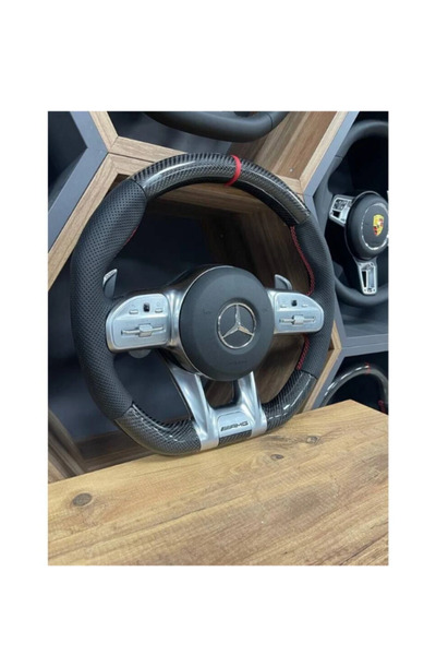 AksoyTuning Mercedes AMG Uyumlu Yedek Parça Carbon Direksiyon Airbagli PLUG A...