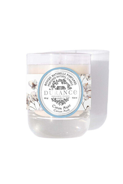 DURANCE Cotton Musk - Natural Candle 180 gr.