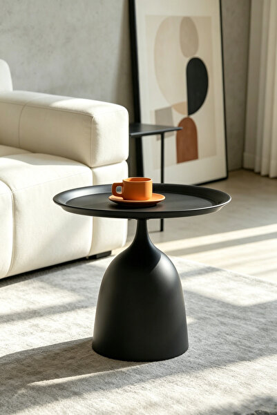 Shangxing Luxury Round Metal Side Table - Nordic Minimalist End Table, Modern...