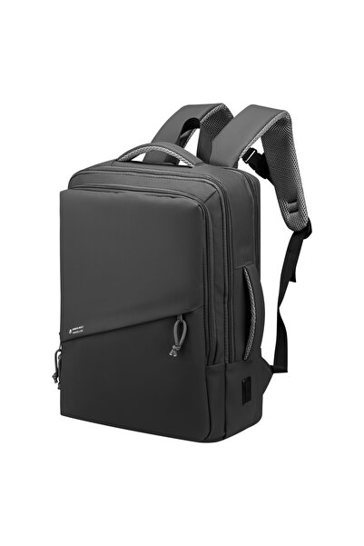 Volkano Under-Seat Traveller Backpack Charcoal – 17.3” Laptop Compartment, 24...