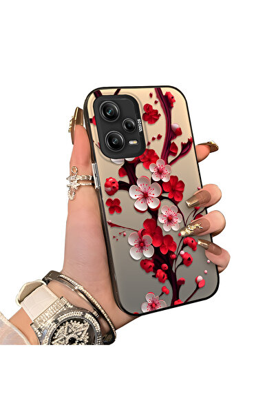 Hontinga Redmi Note 12 Pro 5G Uyumlu Silikon Kenar Sert Arka Kılıf Couple Tel...