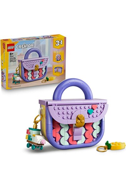 LEGO Creator 3-in-1 Art Fashion Bag with Storage, 272 Pieces