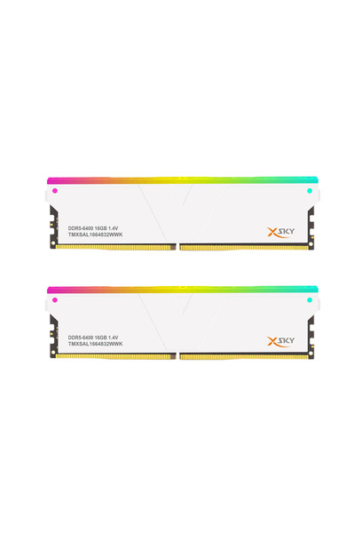 V Color V-color xsky rgb 32gb (2x16gb) ddr5 6400mhz cl32 amd expo white blanket